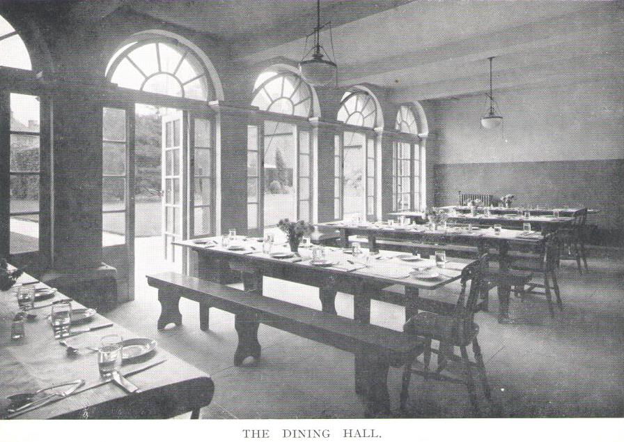 Historical picture of the dining hall